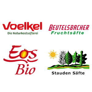 Voelkel, Beutelsbacher, Eos Bio und Stauden Säfte